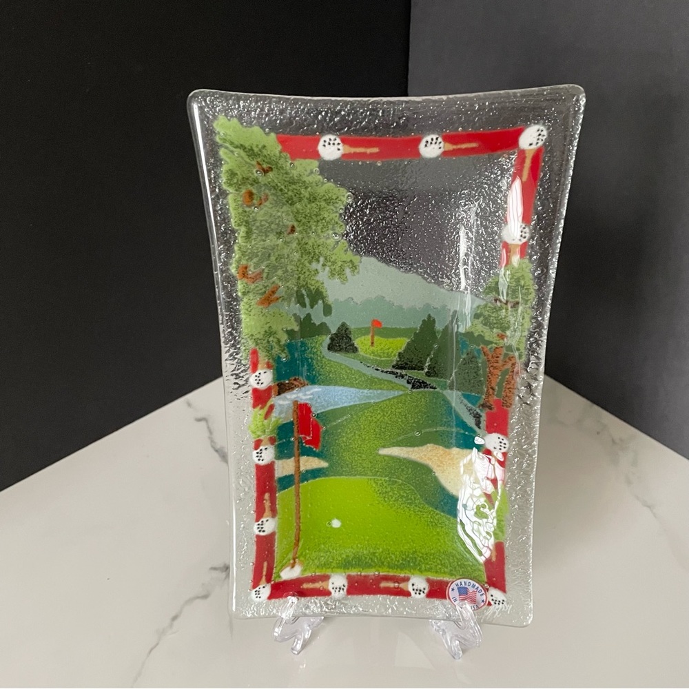 9.5" Golf Plate by Peggy Karr